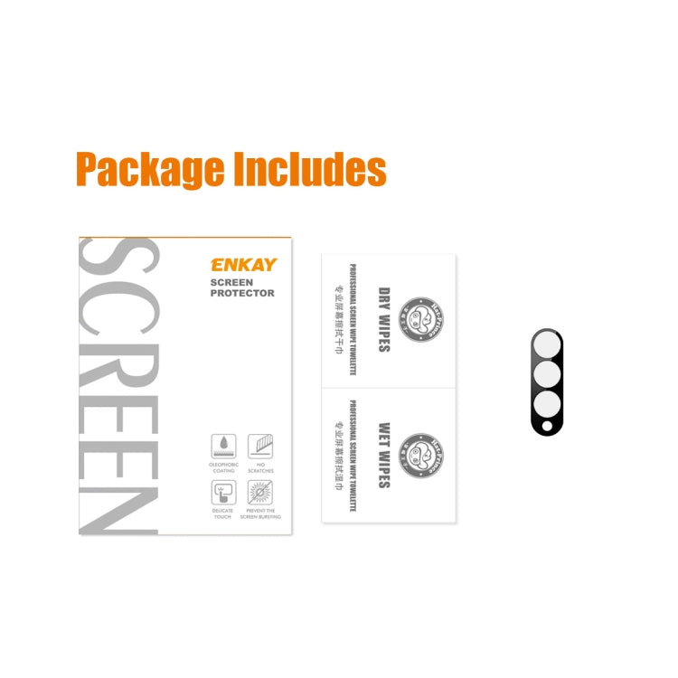 For Samsung Galaxy Z Fold4 5G ENKAY Hat-Prince 9H Rear Lens Tempered Glass Film, 1 PCS, 2 PCS