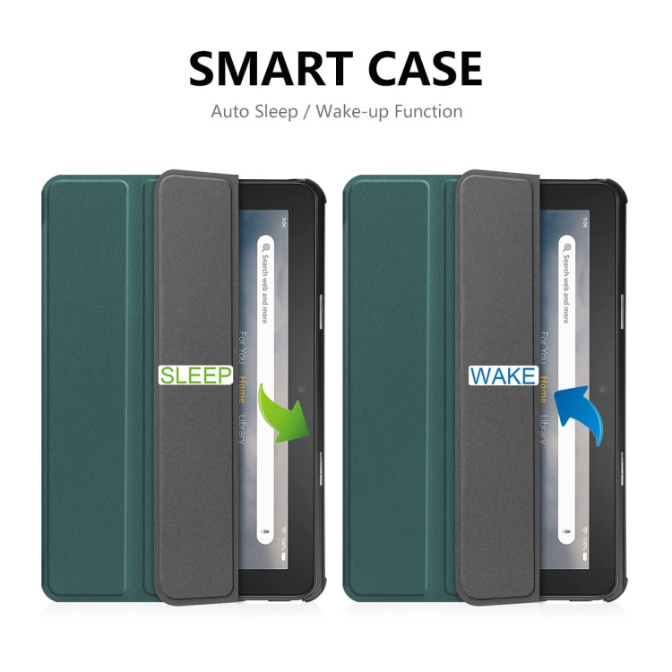 Amazon Fire 7 12th 2022 ENKAY Smart Leather Tablet Case