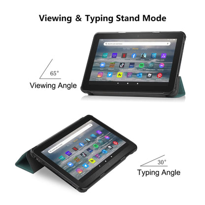 Amazon Fire 7 12th 2022 ENKAY Smart Leather Tablet Case