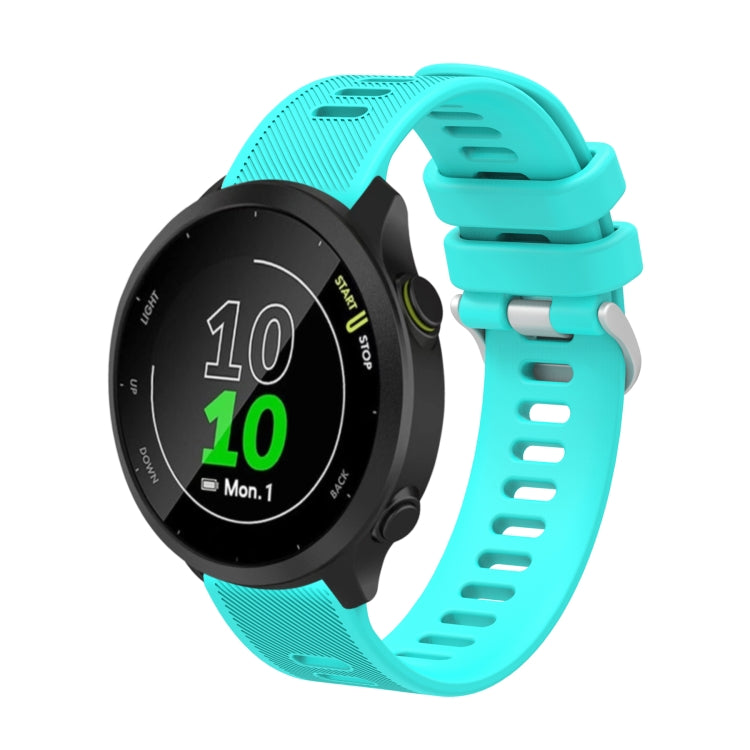 20mm Silicone Twill Watch Band, For Garmin Forerunner 245 Music, For Garmin Forerunner 645, For Garmin Forerunner 645 Music
