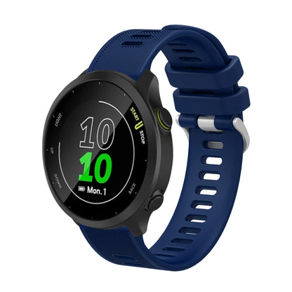 20mm Silicone Twill Watch Band, For Garmin Forerunner 245 Music, For Garmin Forerunner 645, For Garmin Forerunner 645 Music