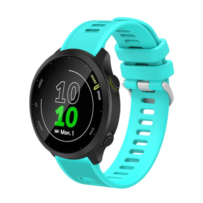 20mm Silicone Twill Watch Band, For Garmin Forerunner 245 Music, For Garmin Forerunner 645, For Garmin Forerunner 645 Music