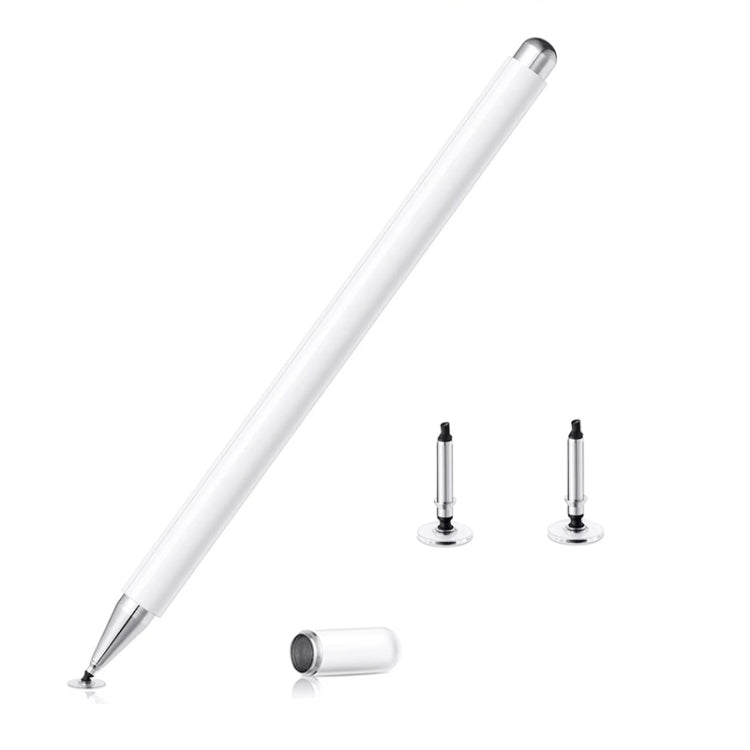 AT-29  High Accuracy Single Use Magnetic Suction Passive Capacitive Pen Mobile Phone Touch Stylus with 2 Pen Head, Stylus with 2 Pen Head(Black), Stylus with 2 Pen Head(White)