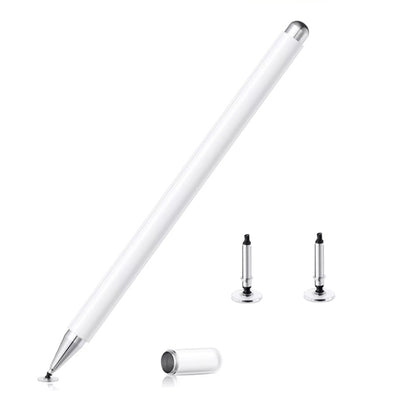 AT-29  High Accuracy Single Use Magnetic Suction Passive Capacitive Pen Mobile Phone Touch Stylus with 2 Pen Head, Stylus with 2 Pen Head(Black), Stylus with 2 Pen Head(White)