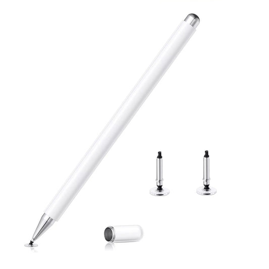 AT-29  High Accuracy Single Use Magnetic Suction Passive Capacitive Pen Mobile Phone Touch Stylus with 2 Pen Head, Stylus with 2 Pen Head(Black), Stylus with 2 Pen Head(White)