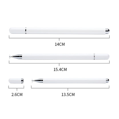 AT-29  High Accuracy Single Use Magnetic Suction Passive Capacitive Pen Mobile Phone Touch Stylus with 2 Pen Head, Stylus with 2 Pen Head(Black), Stylus with 2 Pen Head(White)