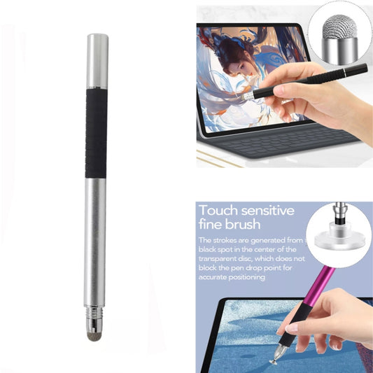 AT-31 Conductive Cloth Head + Precision Sucker Capacitive Pen Head 2-in-1 Handwriting Stylus