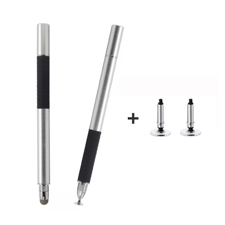 AT-31 Conductive Cloth Head + Precision Sucker Capacitive Pen Head 2-in-1 Handwriting Stylus with 2 Pen Head