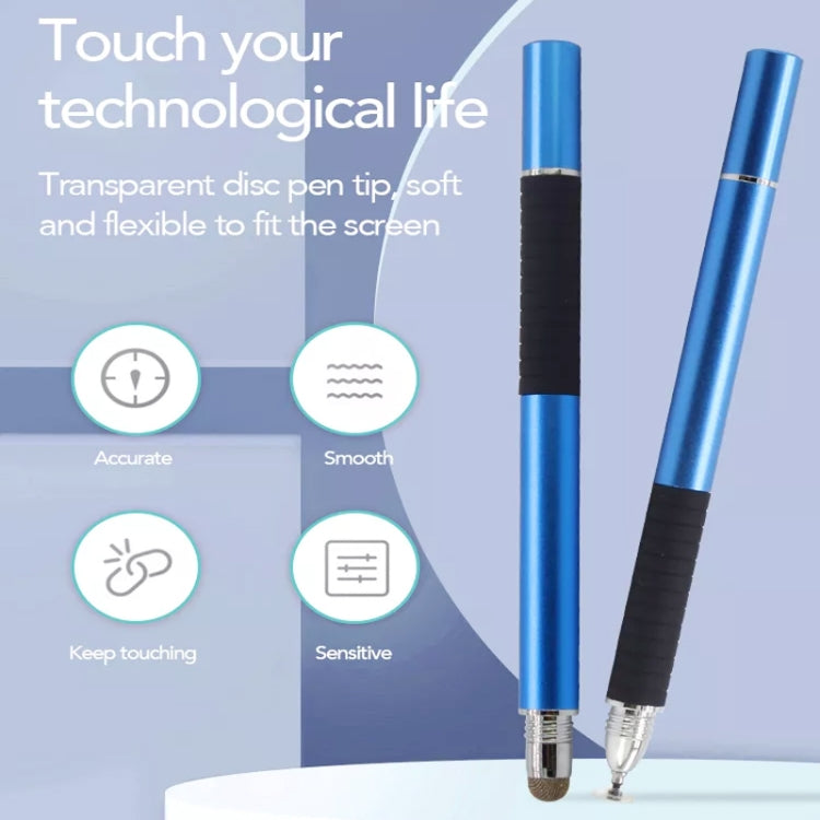 AT-31 Conductive Cloth Head + Precision Sucker Capacitive Pen Head 2-in-1 Handwriting Stylus with 2 Pen Head