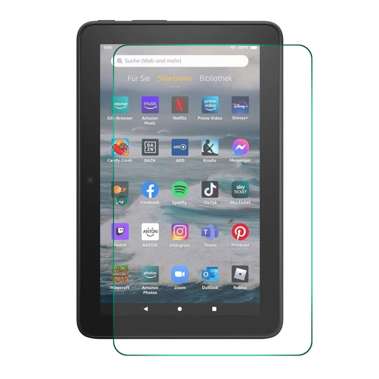 For Amazon Fire 7 (12th/2022) ENKAY Hat-Prince 0.33mm Explosion-proof Tempered Glass Protector Anti-Scratch Film, 1 PCS, 2 PCS