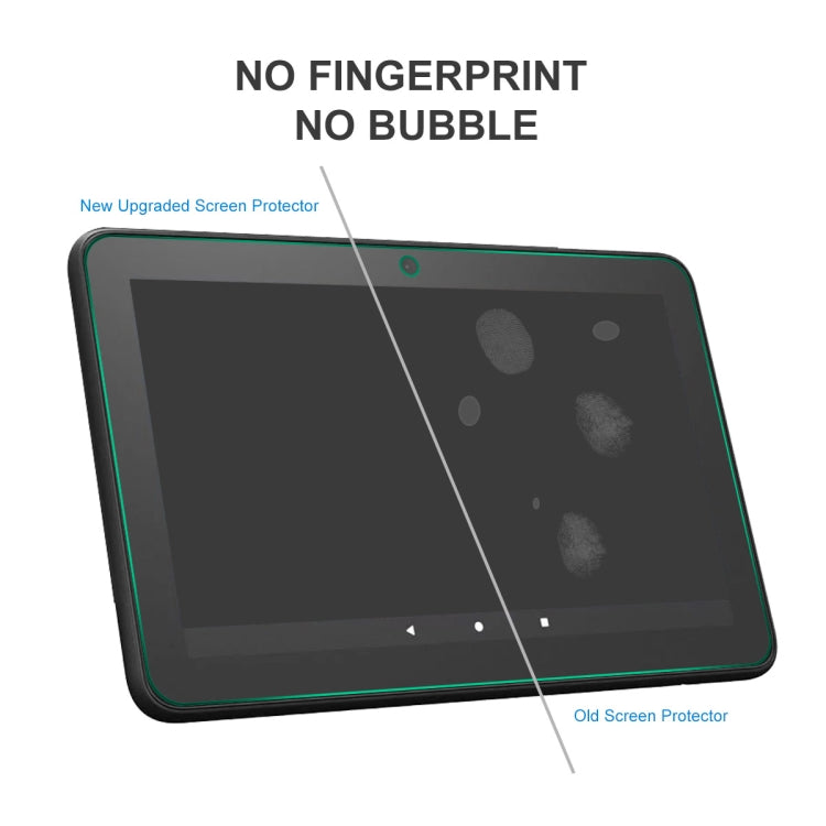 For Amazon Fire 7 (12th/2022) ENKAY Hat-Prince 0.33mm Explosion-proof Tempered Glass Protector Anti-Scratch Film, 1 PCS, 2 PCS