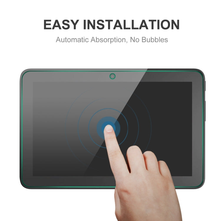 For Amazon Fire 7 (12th/2022) ENKAY Hat-Prince 0.33mm Explosion-proof Tempered Glass Protector Anti-Scratch Film, 1 PCS, 2 PCS