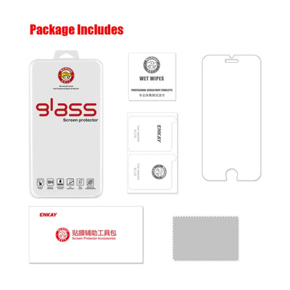 ENKAY Thickened 0.26mm 9H 2.5D Tempered Glass Film For iPhone SE 2022 / 2020, 1 PCS, 2 PCS, 5 PCS, 10 PCS