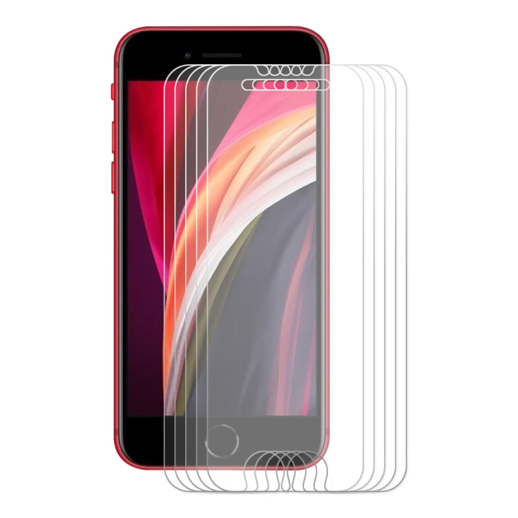 ENKAY Thickened 0.26mm 9H 2.5D Tempered Glass Film For iPhone SE 2022 / 2020, 1 PCS, 2 PCS, 5 PCS, 10 PCS