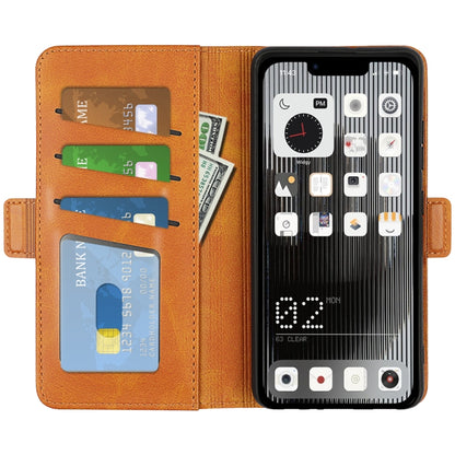 For Nothine Phone 1 Dual-side Magnetic Buckle Leather Phone Case, For Nothine Phone 1