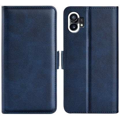 For Nothine Phone 1 Dual-side Magnetic Buckle Leather Phone Case, For Nothine Phone 1