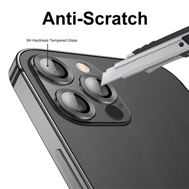 ENKAY 9H Rear Lens Metal Ring Tempered Glass Film For iPhone 14 Pro / 14 Pro Max, For iPhone 14 Pro / 14 Pro Max, For iPhone 14 Pro / 14 Pro Max(Purple)