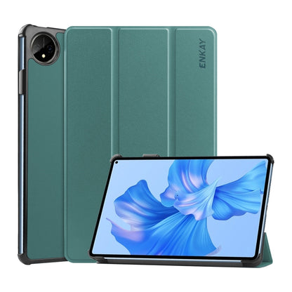 For Huawei MatePad Pro 11 2022 ENKAY Plastic Back Cover Smart Leather Stand Case