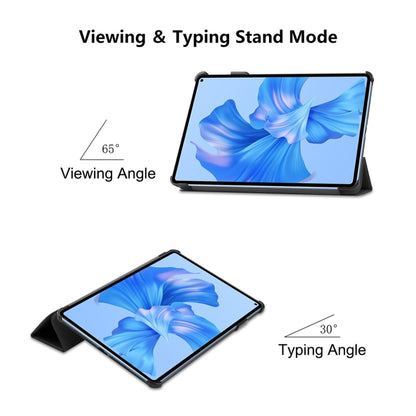 For Huawei MatePad Pro 11 2022 ENKAY Plastic Back Cover Smart Leather Stand Case