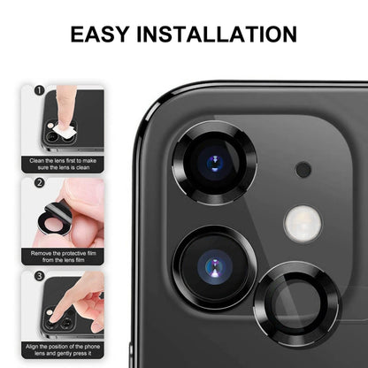 ENKAY 9H Rear Lens Aluminium Alloy Tempered Glass Film For iPhone 14 / 14 Max, For iPhone 14 / 14 Plus