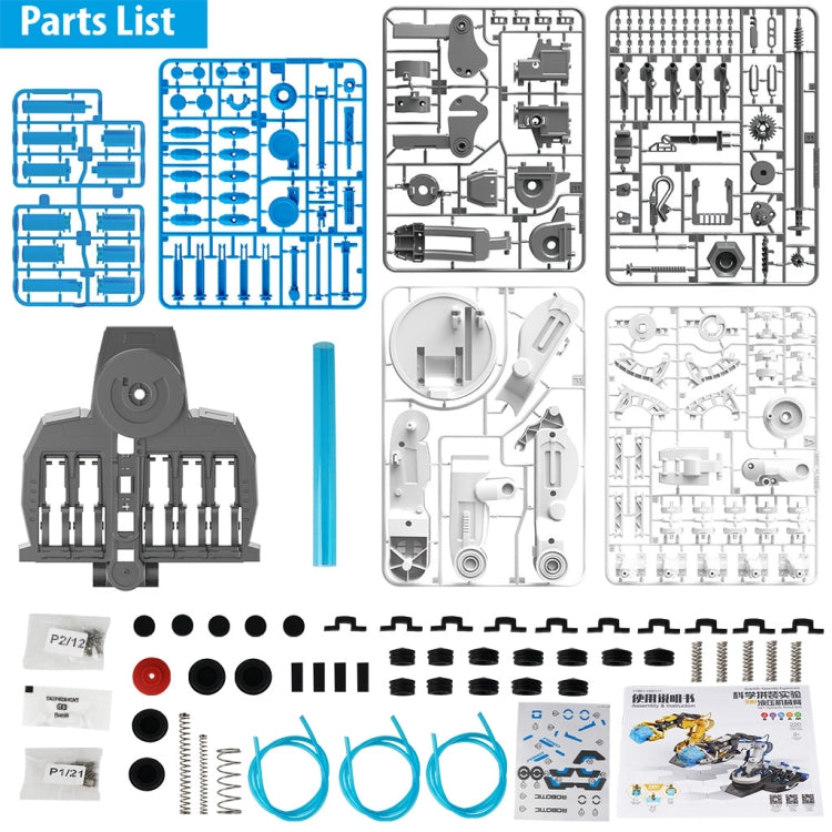 MoFun 101 Bras Robotique Hydraulique 3 en 1 Jouets Assemblés Scientifiques et Éducatifs, 101, 102