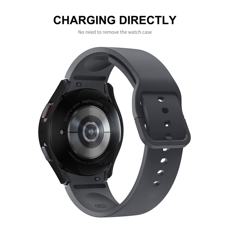 For Samsung Galaxy Watch5 40mm ENKAY Hat-Prince Full Coverage PC Frame + 9H Tempered Glass Case