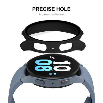 For Samsung Galaxy Watch5 40mm ENKAY Hat-Prince Full Coverage PC Frame + 9H Tempered Glass Case