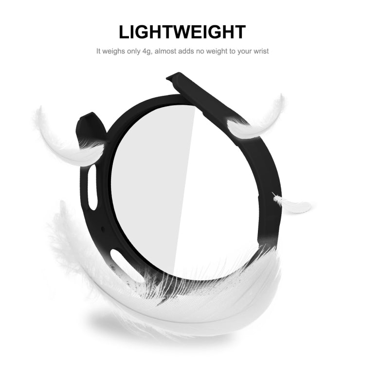 For Samsung Galaxy Watch5 40mm ENKAY Hat-Prince Full Coverage PC Frame + 9H Tempered Glass Case