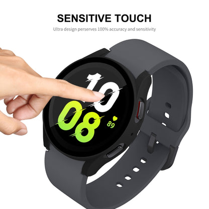 For Samsung Galaxy Watch5 40mm ENKAY Hat-Prince Full Coverage PC Frame + 9H Tempered Glass Case