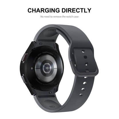 For Samsung Galaxy Watch5 44mm ENKAY Hat-Prince Full Coverage PC Frame + 9H Tempered Glass Case