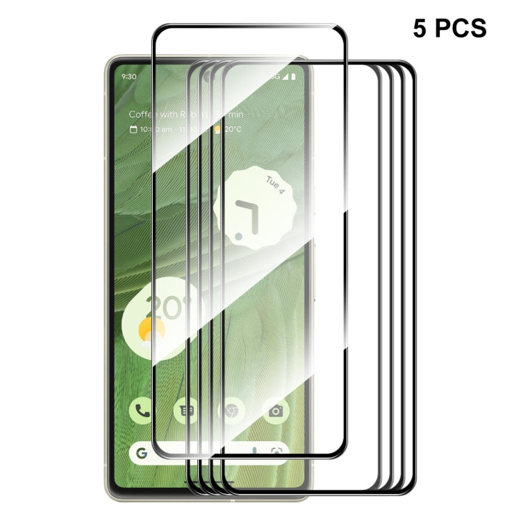 For Google Pixel 7 ENKAY Full Glue 0.26mm 9H 2.5D Tempered Glass Full Film, For Google Pixel 7(1pc), For Google Pixel 7(2pcs), For Google Pixel 7(5pcs), For Google Pixel 7(10pcs)