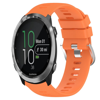 20mm Solid Color Soft Silicone Watch Band, For Garmin Garminmove Style, For Garmin Forerunner 645 Music