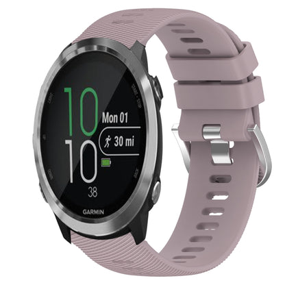 20mm Solid Color Soft Silicone Watch Band, For Garmin Garminmove Style, For Garmin Forerunner 645 Music