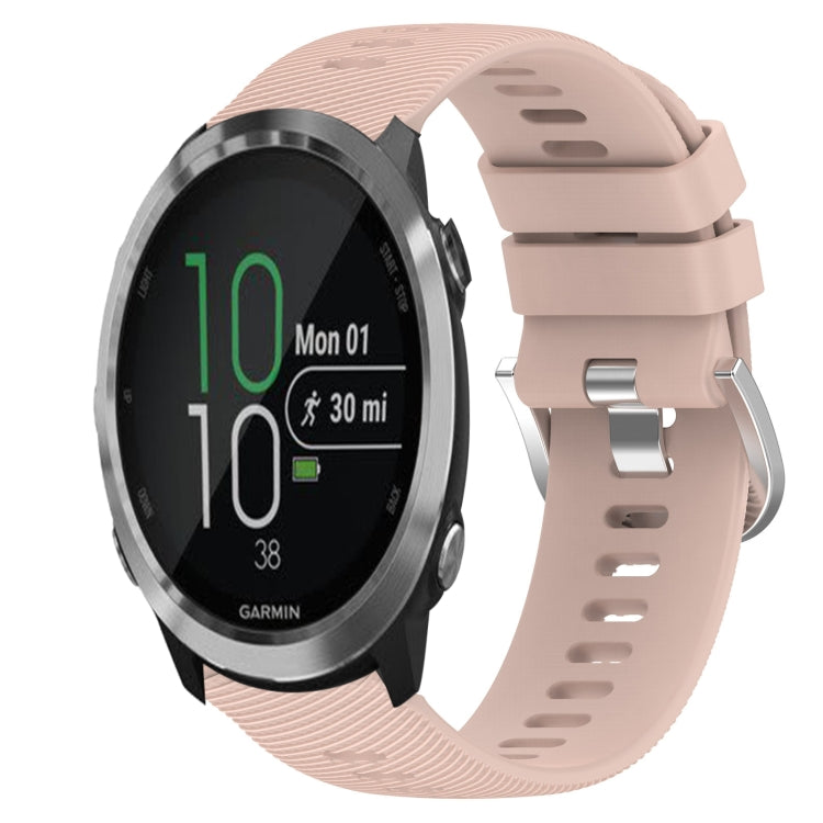 20mm Solid Color Soft Silicone Watch Band, For Garmin Garminmove Style, For Garmin Forerunner 645 Music