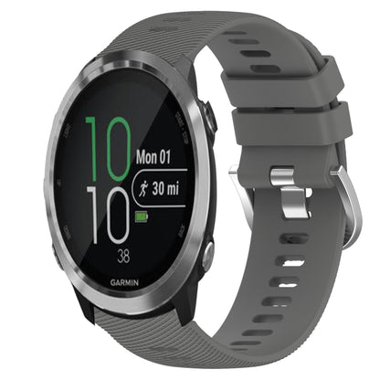 20mm Solid Color Soft Silicone Watch Band, For Garmin Garminmove Style, For Garmin Forerunner 645 Music