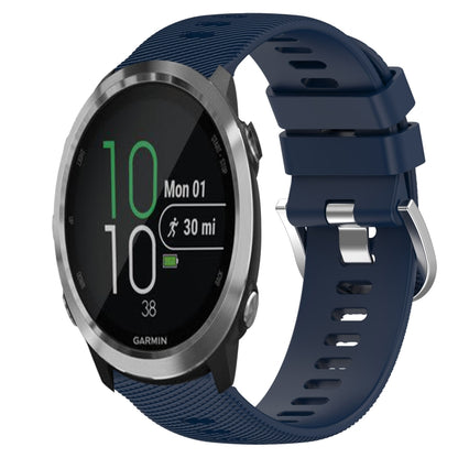 20mm Solid Color Soft Silicone Watch Band, For Garmin Garminmove Style, For Garmin Forerunner 645 Music