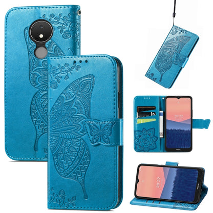 Butterfly Love Flower Embossed Flip Leather Phone Case, For Nokia C21, For Tecno Camon 19, For ZTE Axon 40 Ultra, For Asus ROG Phone 6