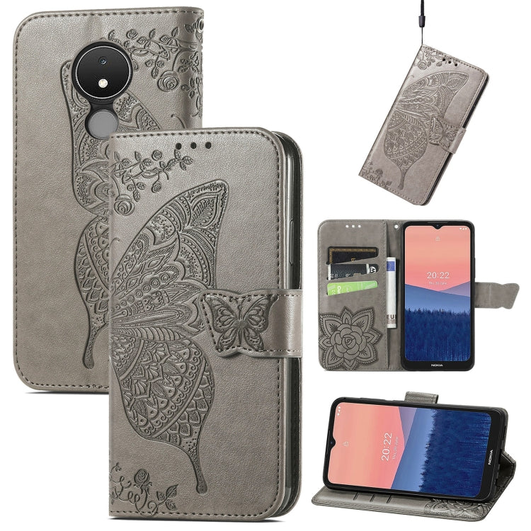 Butterfly Love Flower Embossed Flip Leather Phone Case, For Nokia C21, For Tecno Camon 19, For ZTE Axon 40 Ultra, For Asus ROG Phone 6