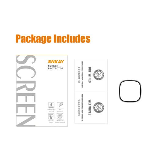 Pour Fitbit Versa 4 / Sense 2 ENKAY Film de protection d'écran 3D à couverture complète en PC souple + PMMA HD, 1 pièce, 2 pièces, 5 pièces, 10 pièces