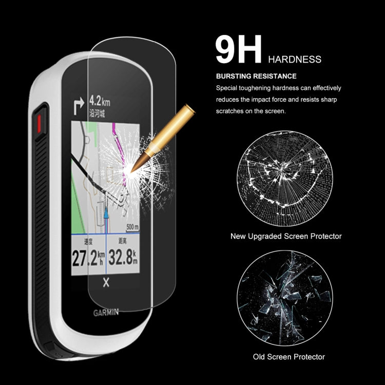 For Garmin Edge Explore 2 ENKAY Hat-Prince 0.26mm 9H 2.5D Curved Edge Tempered Glass Protector, 1 PCS, 2 PCS