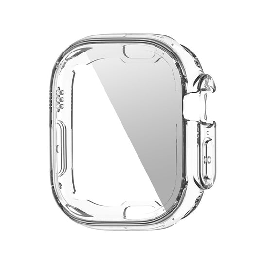 Coque ENKAY transparente en TPU avec film de protection d'écran pour Apple Watch Ultra 3 / 2 / 1 49 mm