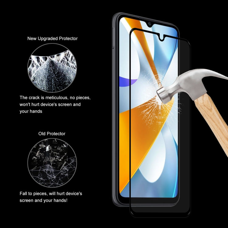 For Xiaomi Poco C40 ENKAY Full Glue 0.26mm 9H 2.5D Tempered Glass Full Film, For Xiaomi Poco C40 (1 PC), For Xiaomi Poco C40 (2 PCS), For Xiaomi Poco C40 (5 PCS), For Xiaomi Poco C40 (10 PCS)
