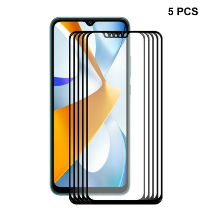For Xiaomi Poco C40 ENKAY Full Glue 0.26mm 9H 2.5D Tempered Glass Full Film, For Xiaomi Poco C40 (1 PC), For Xiaomi Poco C40 (2 PCS), For Xiaomi Poco C40 (5 PCS), For Xiaomi Poco C40 (10 PCS)