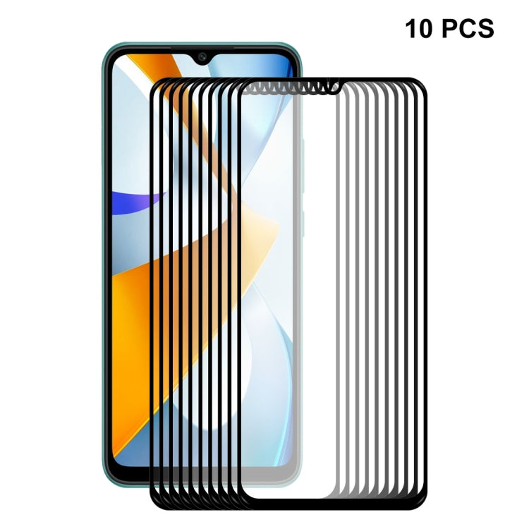 For Xiaomi Poco C40 ENKAY Full Glue 0.26mm 9H 2.5D Tempered Glass Full Film, For Xiaomi Poco C40 (1 PC), For Xiaomi Poco C40 (2 PCS), For Xiaomi Poco C40 (5 PCS), For Xiaomi Poco C40 (10 PCS)