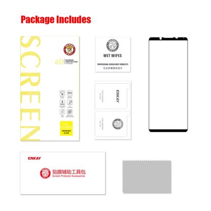 For Sony Xperia 5 IV ENKAY Full Glue Tempered Glass 6D Anti-scratch Full Film, 1 PCS, 2 PCS, 5 PCS