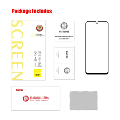 For Xiaomi Poco C40 ENKAY Full Glue Tempered Glass 6D Anti-scratch Full Film, 1 PCS, 2 PCS, 5 PCS