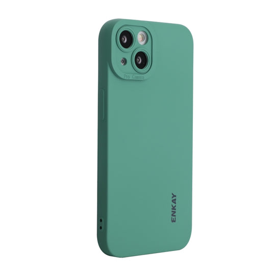 ENKAY Liquid Silicone Shockproof Phone Case For iPhone 14 Plus, For iPhone 14 Plus