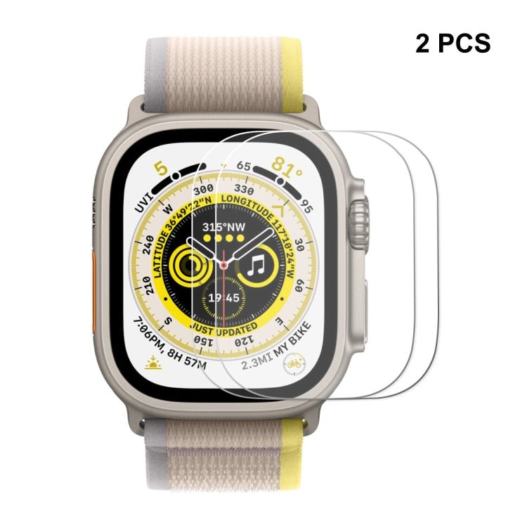 For Apple Watch Ultra 1 / 2 / 3 49mm ENKAY 0.2mm 9H Tempered Glass Watch Film, 1pcs, 2pcs, 5pcs, 10pcs