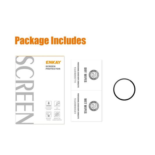 Pour Samsung Galaxy Watch5 40mm Film de protection en verre trempé intégral ENKAY 9H, 1 pièce, 2 pièces, 5 pièces, 10 pièces