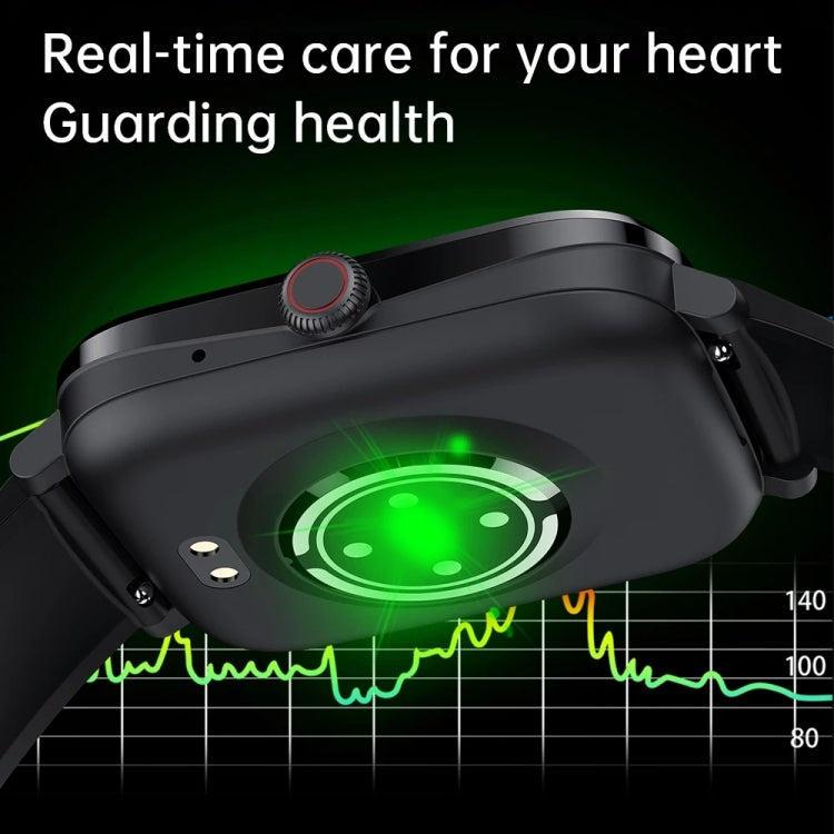 HK20 1.85 inch Color Screen Smart Watch,Support Heart Rate Monitoring/Blood Pressure Monitoring
